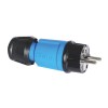 Вилка Schuko 16А 3п 2P+E 250В IP44 Multi-grip син. Bals 7370