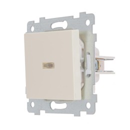 Выключатель 1-кл. СП Аксиома С110-448 10А IP20 с индикацией механизм сл. кость Кунцево 122008