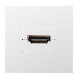 Розетка HDMI 1-м СП 2мод. без индикатора бел. EKF E2MR-21HDMI-10
