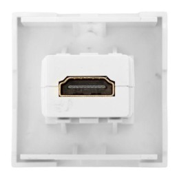 Розетка HDMI 1-м СП 2мод. без индикатора бел. EKF E2MR-21HDMI-10