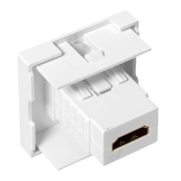Розетка HDMI 1-м СП 2мод. без индикатора бел. EKF E2MR-21HDMI-10