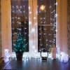 Гирлянда светодиодная "Светодиодный Дождь" 1.5х1м 96LED бел. 8Вт 230В IP20 с контроллером провод про