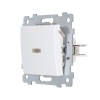 Выключатель 1-кл. СП Мария С110-438 10А IP20 с индикацией механизм бел. Кунцево 110026