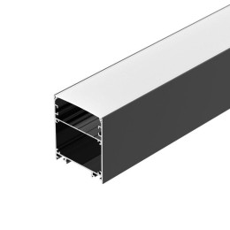 Профиль LINE-6070-2000 ANOD BLACK алюм. L2000 Arlight 046402