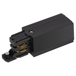 Ввод питания левый STR-30-B-CN-PL для накладного/подвесного трехфазного шинопровода черн. Эра Б00497