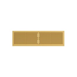Решетка вентиляционная РП фланец 432х117 переточная 455х133 пластик Beige ERA 4513РП беж