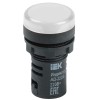 Лампа светосигнальная AD22DS d22мм 230В AC бел. KARAT IEK BLS10-ADDS-230-K01