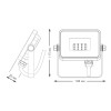 Прожектор светодиодный Qplus 10Вт 6500К IP65 850лм 200-240В ДО сер. GAUSS 690511310