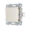 Выключатель 1-кл. СП Мария С110-437 10А IP20 механизм сл. кость Кунцево 120007