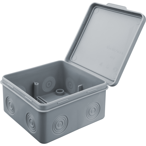 Коробка распаячная 93 758 NSS-DB-100-100-50-GR открытого монтажа (без мембран) Navigator 93758