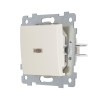 Выключатель 1-кл. СП Мария С110-438 10А IP20 с индикацией механизм сл. кость Кунцево 120008