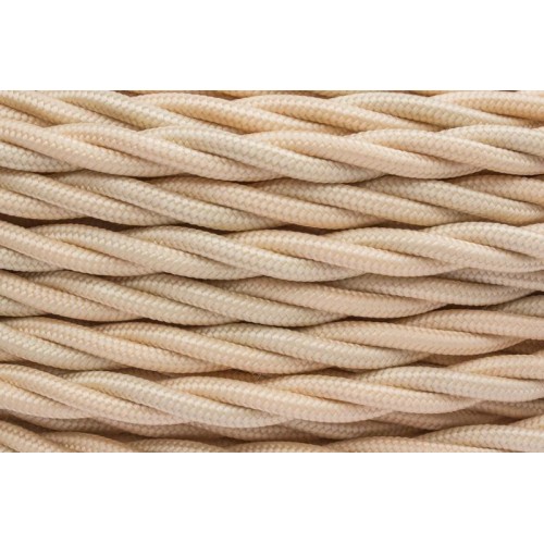 Провод ретро 2х2.5 матов. зол./песочн. (уп.150м) Bironi B1-425-719-150