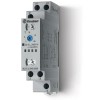 Таймер модульный мультифункциональный (AI DI SW BE CE DE) 12…240В AC/DC 1CO 16А 17.5мм регулировка в