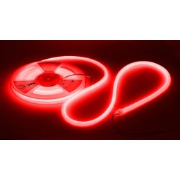 Лента светодиодная LS2835-9.6-120-24-R-IP68-5м 24В термостойкая для бани красн. (в комплекте: 2 загл