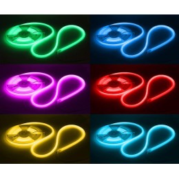 Лента светодиодная LS3030-9.6-120-24-RGB-IP68-5м 24В термостойкая для бани RGB (в комплекте: 2 заглу