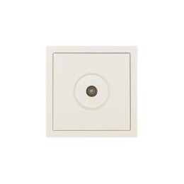 Розетка ТВ проходная СП ZIMA IP20 слон. кость LEZARD 704-9088-129