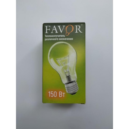 Излучатель тепловой Т 230-150Вт Е27 А60 (100) Favor 8102104