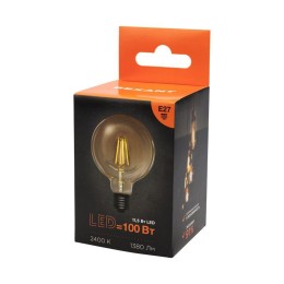 Лампа филаментная Груша A125 11.5Вт 1380лм 2400К E27 золот. колба Rexant 604-144