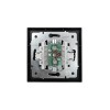 Розетка ТВ проходная СП ZIMA IP20 черн. бархат LEZARD 704-4288-129