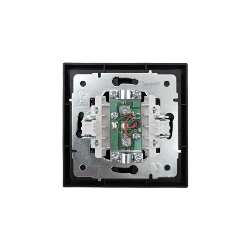 Розетка ТВ проходная СП ZIMA IP20 черн. бархат LEZARD 704-4288-129