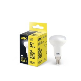 Лампа светодиодная Eco 5Вт R50 4000К нейтр. бел. E14 450лм 230-240В IEK LLE-R50-5-230-40-E14