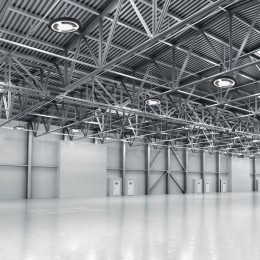 Светильник светодиодный Ufo 150Вт 5000К IP65 18000лм d260х88мм 175-265В ДСП промышленный подвесной с