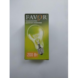 Излучатель тепловой Т 230-200Вт Е27 А65 (100) Favor 8102204