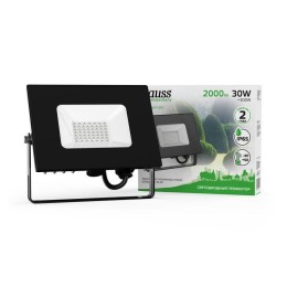 Прожектор светодиодный Elementary 30Вт IP65 2000лм 175-265В ДО черн. GAUSS 613100630