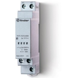 Реле модульное силовое моностабильное 1CO 16А AgSnO2 24В DC 17.5мм IP20 FINDER 199190244000PAS