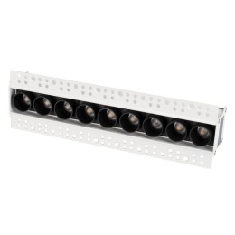 Светильник MS-ORIENT-BUILT-TRIMLESS-TC-S38х277-20W Warm3000 WH-BK 30 deg 230В IP20 метал. 5 лет Arli