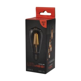 Лампа филаментная Груша ST64 11.5Вт 1380лм 2700К E27 прозр. колба Rexant 604-139