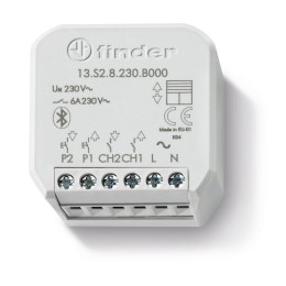 Привод рольставней электрон. 2NO 6А 230В AC монтаж в коробке BLE Yesly FINDER 13S28230B000PAS