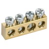 Шина нулевая 6х9 4 отверст. TEKFOR IEK TF-KP00D-SN-04
