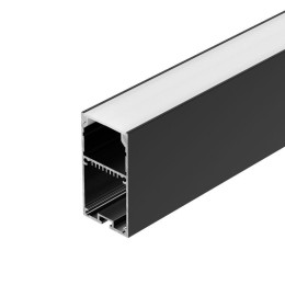 Профиль LINE-S-3667-2000 BLACK алюм. L2000 Arlight 042901