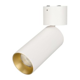 Светильник SP-POLO-SURFACE-FLAP-R65-8W Day4000 (WH-GD 40 deg) (IP20 металл) Arlight 027529