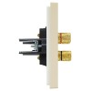 Аудиорозетка 4-м FORTE&PIANO FP439 ваниль IEK FP-S40-K10