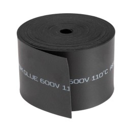 Лента термоус. ТЛ-0.8 50мм 5м с клеевым слоем черн. Rexant 48-9016