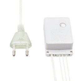 Гирлянда светодиодная "Светодиодный Дождь" 1.5х1м 96LED тепл. бел. 8Вт 230В IP20 с контроллером пров