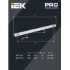 Светильник ДСП 1471 18Вт 5000К IP69 PMMA IEK LDSP0-1471-18-5000-K01