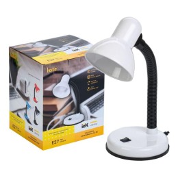 Светильник настольный 1002 на подставке Е27 бел. IEK LNNL0-1002-2-VV-40-K01