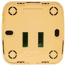 Розетка телефонная 1-м ОП Минск Phone свет. дерево EKF EGT01-034-30