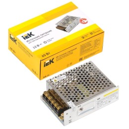 Драйвер LED ИПСН-PRO 5050 60Вт 12В блок-клеммы IP20 IEK LSP1-060-12-20-33-PRO