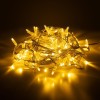 Гирлянда светодиодная "Нить" 3м 30LED тепл. бел. IP65 220В бел. мерцание провод прозр. ПВХ (без шнур