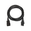 Кабель питания разъем C14 IEC 60320/разъем C13 IEC 60320 3х1кв.мм 250В 10А 1.8м черн. TLK TLK-PCM10-