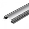 Arlight Профиль с экраном ALM-ARC-DOUBLE-2000 ANOD+FROST (Алюминий)