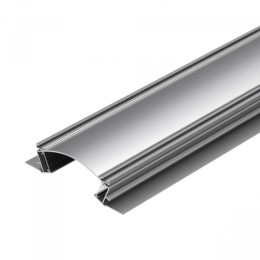 Arlight Профиль с экраном ALM-ARC-DOUBLE-2000 ANOD+FROST (Алюминий)