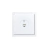 Розетка телефонная евро СП ZIMA IP20 бел. LEZARD 704-0288-137