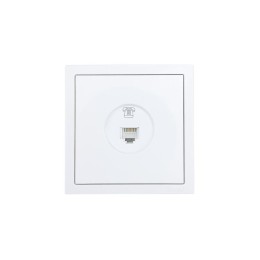 Розетка телефонная евро СП ZIMA IP20 бел. LEZARD 704-0288-137