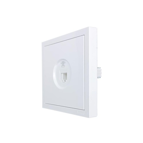 Розетка телефонная евро СП ZIMA IP20 бел. LEZARD 704-0288-137