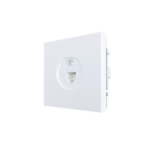 Розетка телефонная евро СП ZIMA IP20 бел. LEZARD 704-0288-137